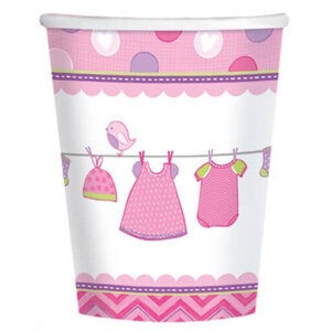 Pappbecher - "It´s a Baby Girl" (10 Stk.)
