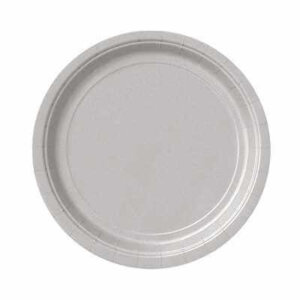 Teller - silber, 18 cm (8 Stk.)