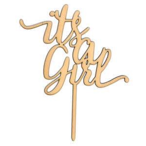 Cake Topper "It´s a girl"