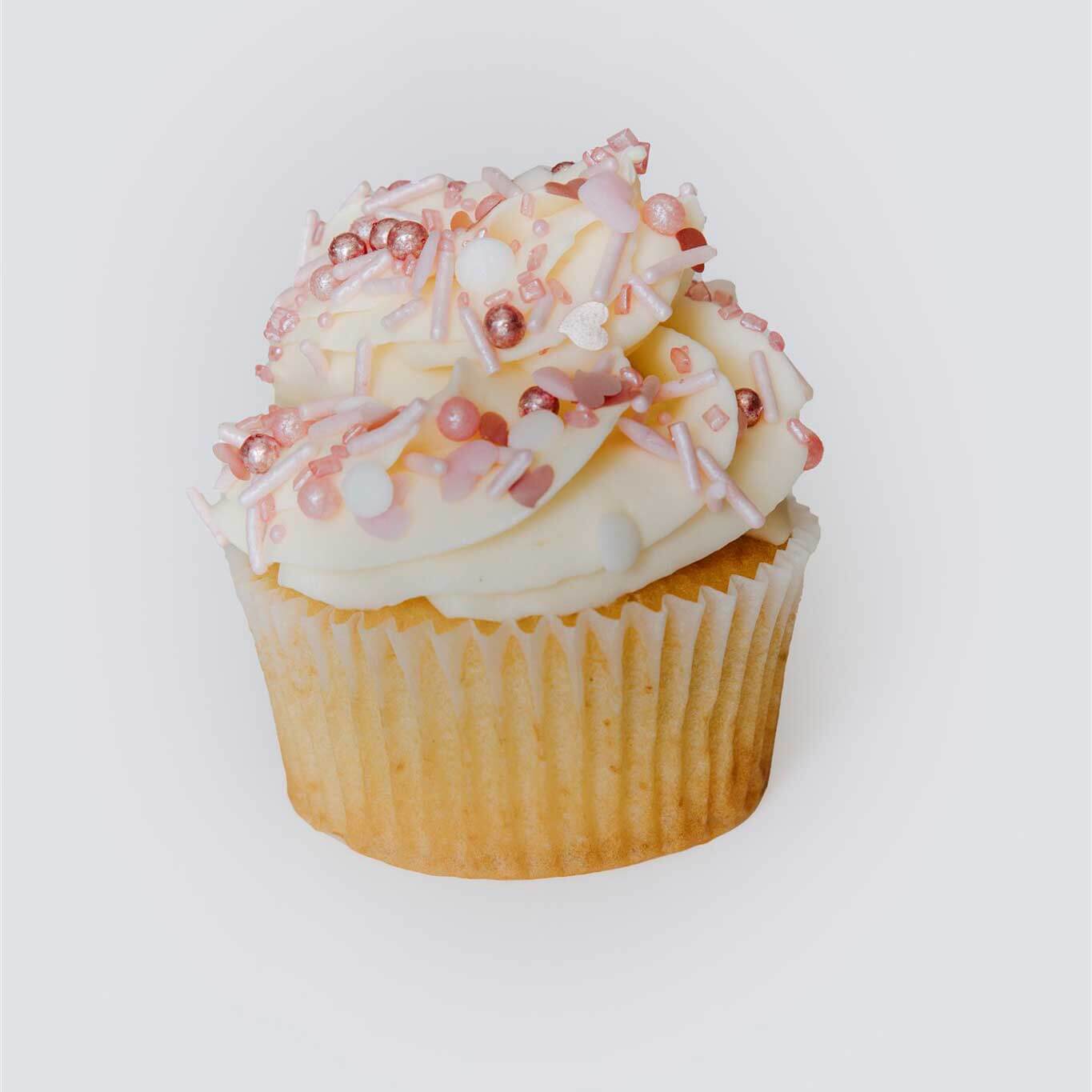 Zuckerwatte Cupcakes