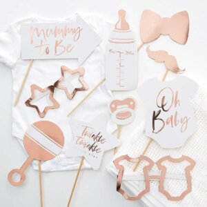 Photobooth - Set Roségold  | "Twinkle Twinkle" Baby Shower (10 tlg.)