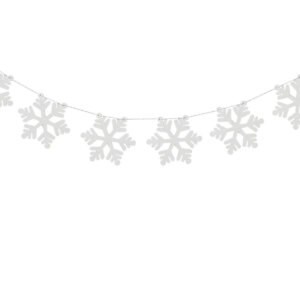 "Schneeflocke" Girlande (Holz)  | Snow Place Like Home