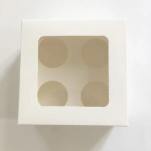 3 x Cupcake Box 4-er  | Schachtel