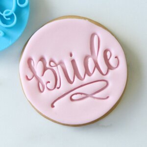 BRIDE - COOKIE/CUPCAKE EMBOSSER