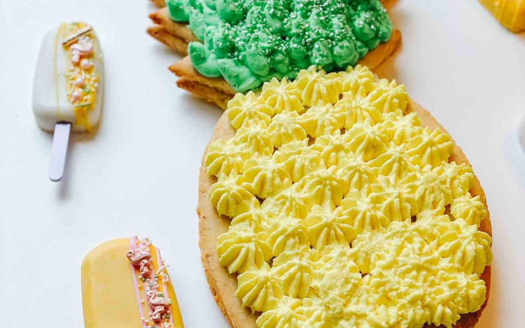 Torte “ANANAS” aus Mürbeteig | Rezept