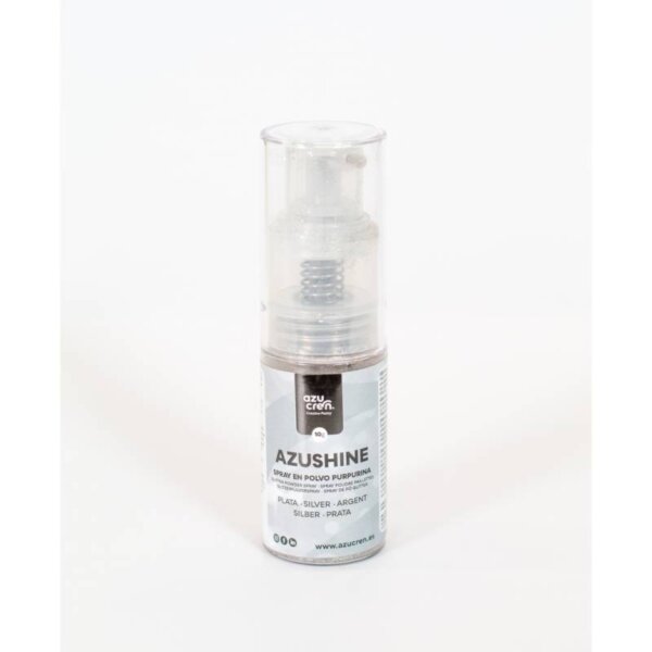 Azushine Pumpspray Glitzerpulver - Silber (ohne E171)