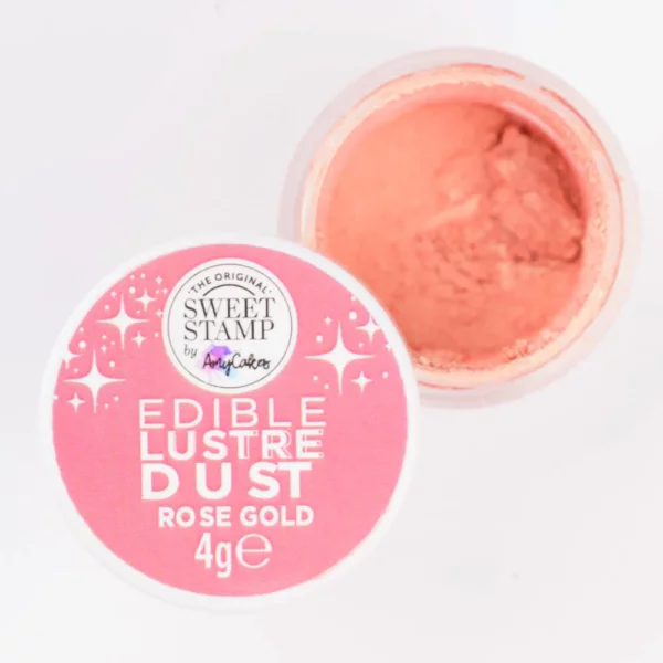 Sweet Stamp Edible Lustre Dust 4g - Rose gold