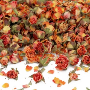 Rosenknospen orange, natur (30g)