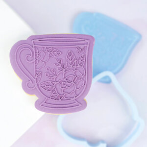"Vintage Tea Cup" Stamp n Cut by Sweet Stamp